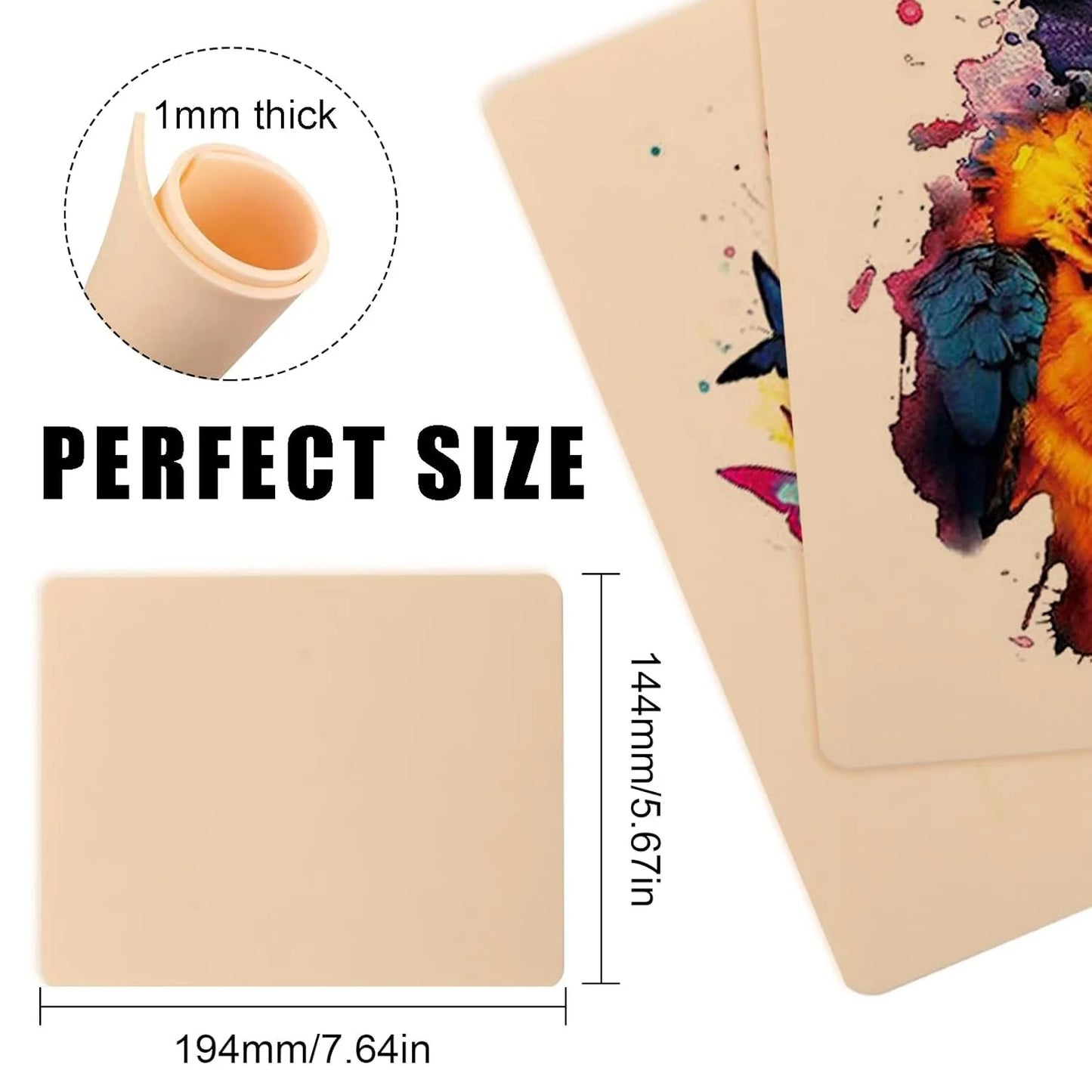 1-100PCS Tattoo Blank Practice Skin Eyebrow Paint Double Side Synthetic Leather Pink Tattoo Beginner Fake Skin Exercise Tool