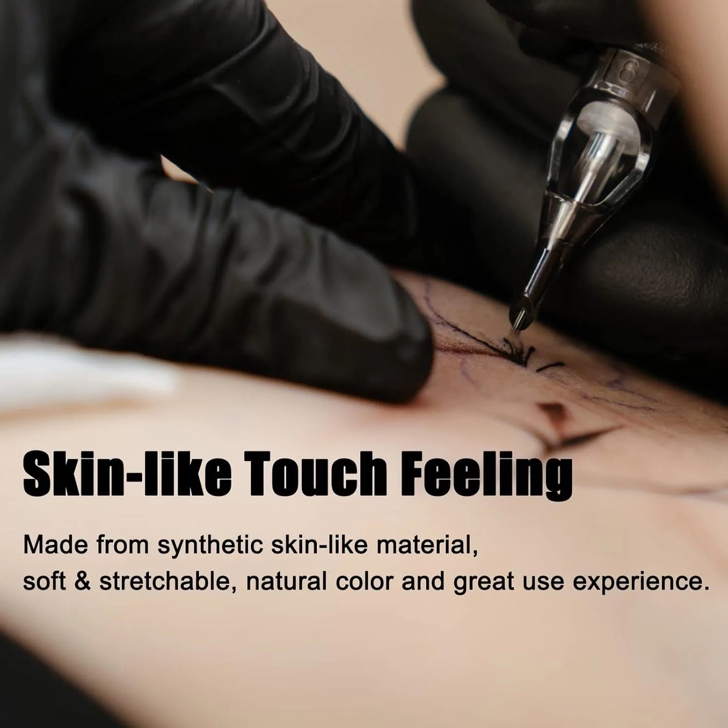 1-100PCS Tattoo Blank Practice Skin Eyebrow Paint Double Side Synthetic Leather Pink Tattoo Beginner Fake Skin Exercise Tool
