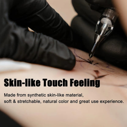 1-100PCS Tattoo Blank Practice Skin Eyebrow Paint Double Side Synthetic Leather Pink Tattoo Beginner Fake Skin Exercise Tool